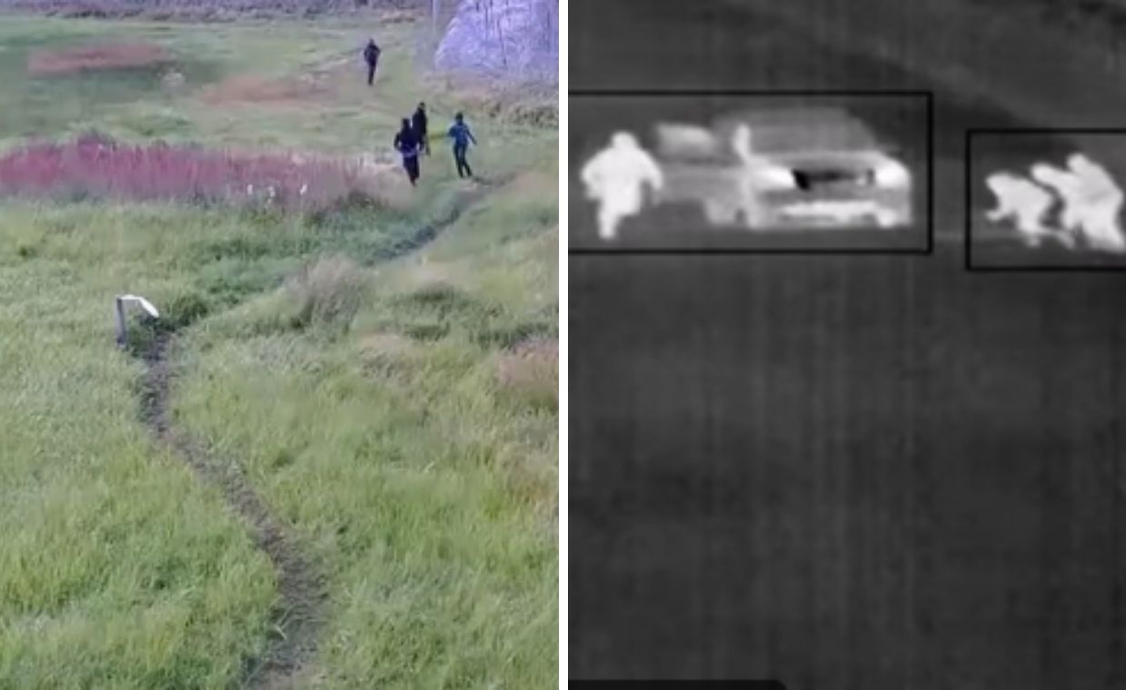 Migranci zaatakowali polskie patrole. Rzucali kamieniami i kłodami drzew