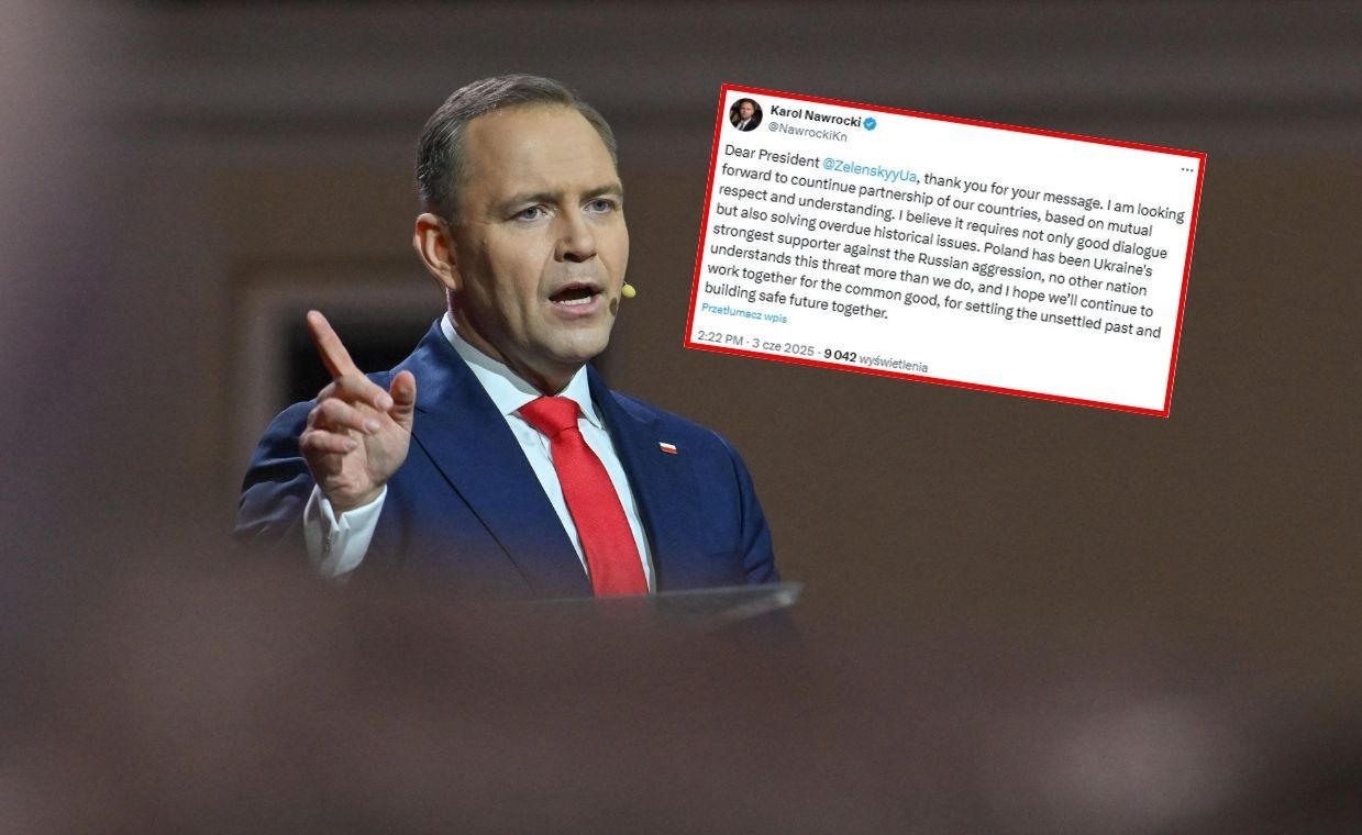 Nawrocki odpowiada Zełenskiemu. Pisze o "problemach historycznych"