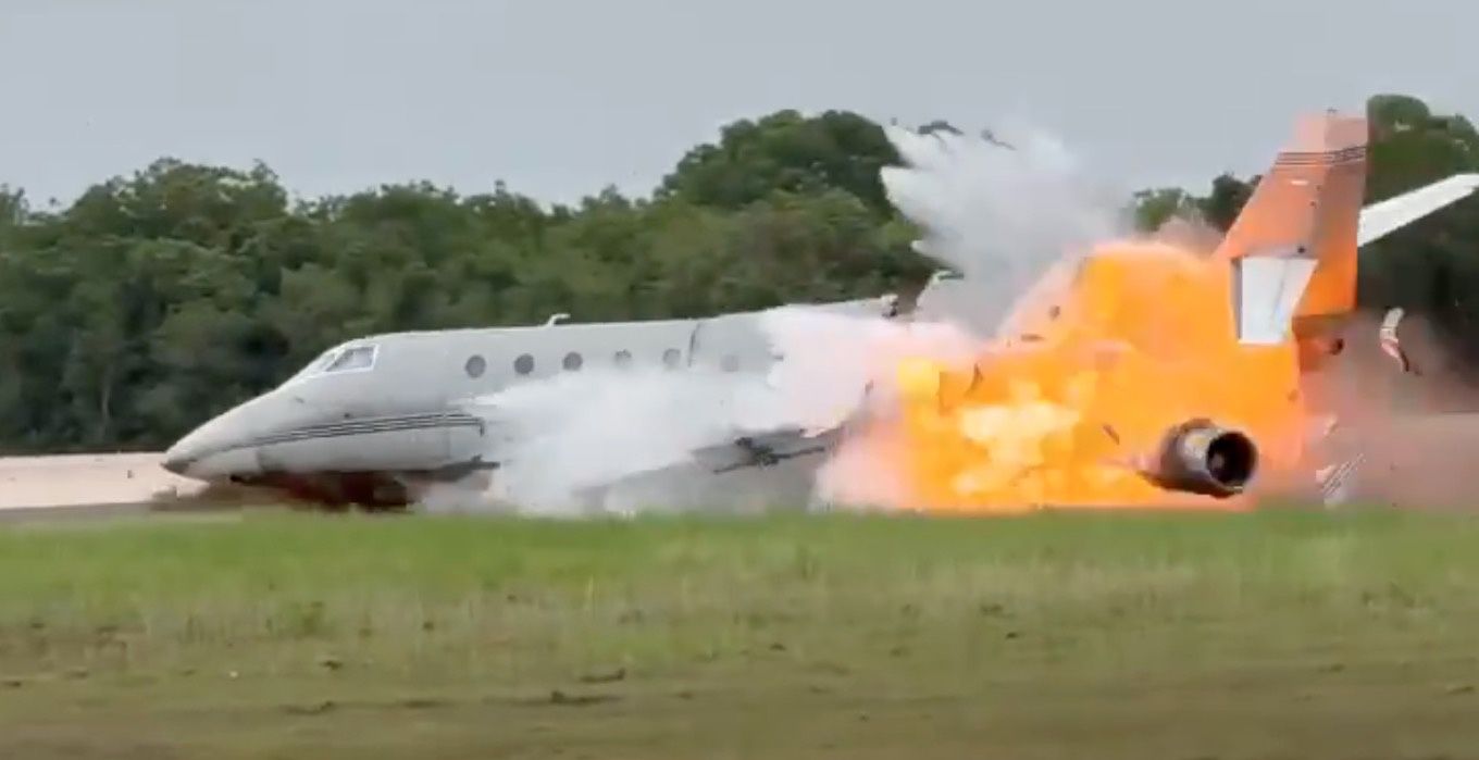 Katastrofa samolotu Gulfstream G200. Zginęło dwóch członków załogi
