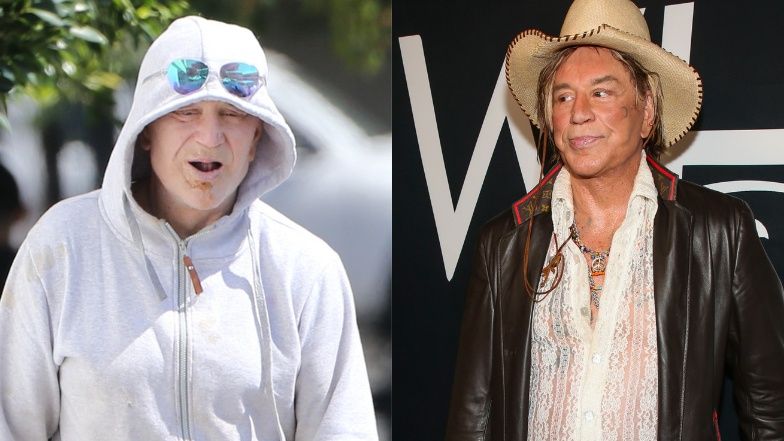 Smutny widok: Mickey Rourke BEZ ZĘBÓW snuje się ulicami Los Angeles (ZDJĘCIA)