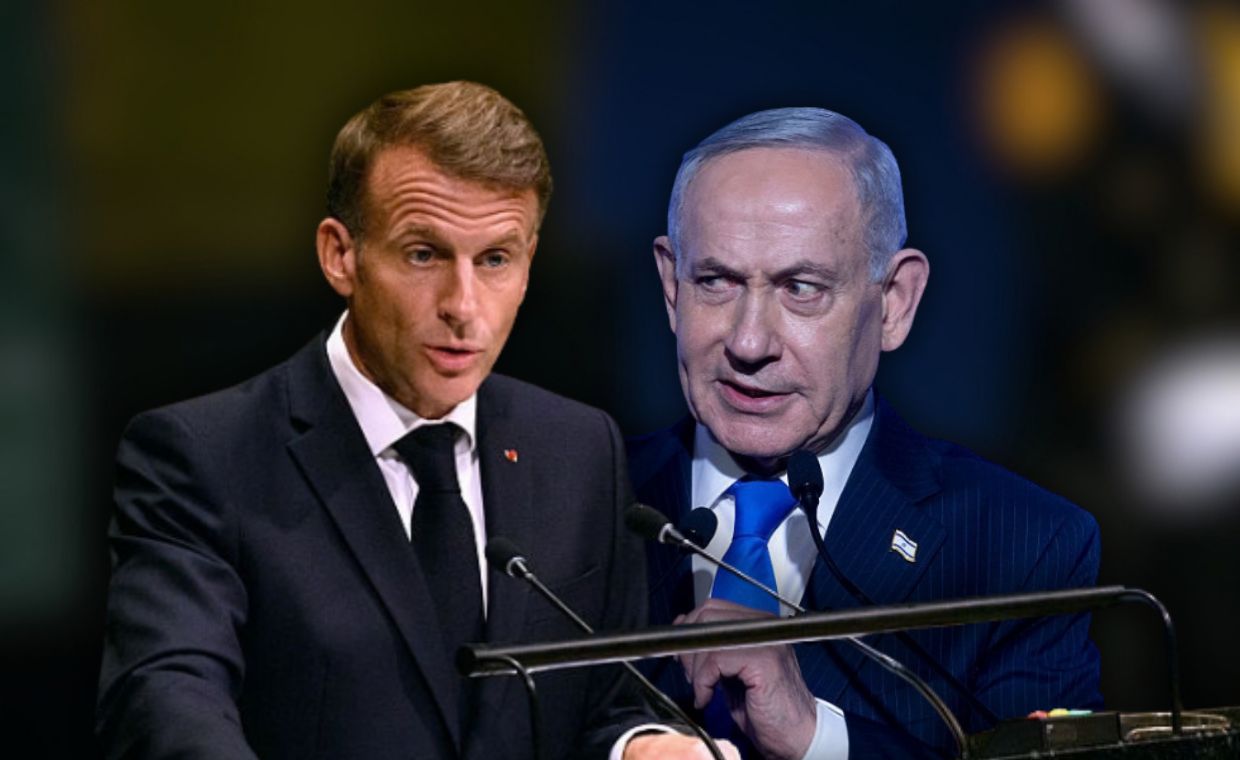 Netanjahu odpowiada Macronowi. "Groteskowa absurdalność"