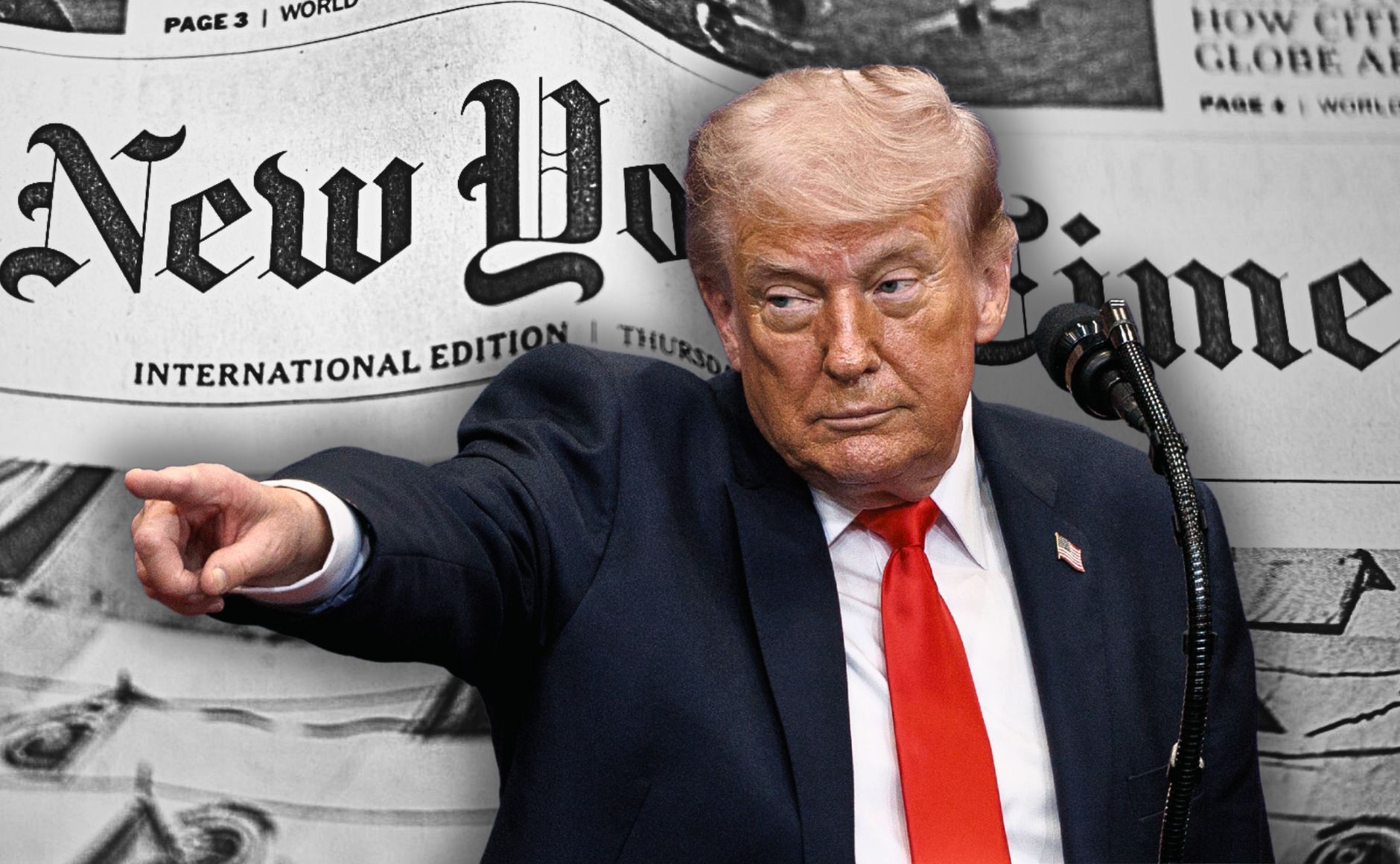Administracja Trumpa złożyła pozew przeciwko "The New York Times"