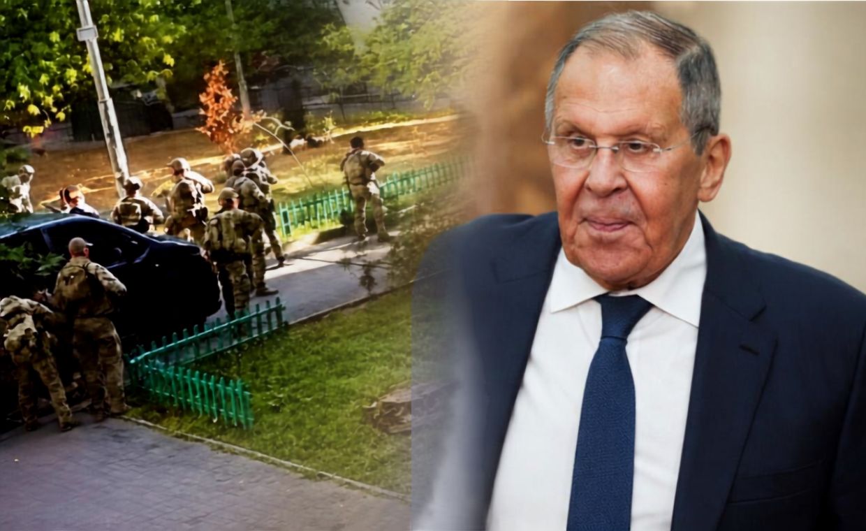 Działo się w nocy. Rosja odpowiada Niemcom. Nagranie strzelaniny z Kijowa
