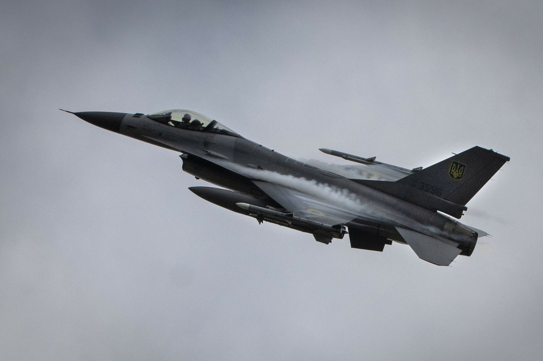 Katastrofa ukraińskiego F-16. Spadł w trakcie zadania bojowego