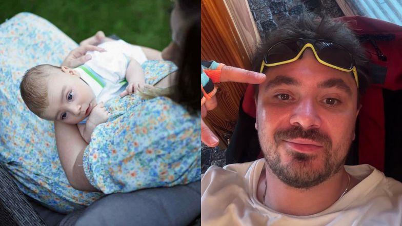 Daniel Martyniuk skomentował zdjęcie żony z synem. Niedawno publicznie ją OBRAŻAŁ...