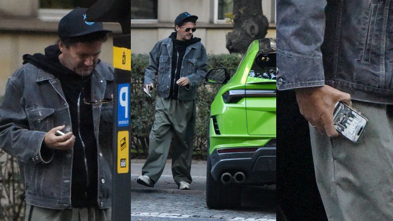 Kuba Wojewódzki wozi się po mieście lamborghini za PONAD MILION ZŁOTYCH. Na palcu lśniła złota obrączka
