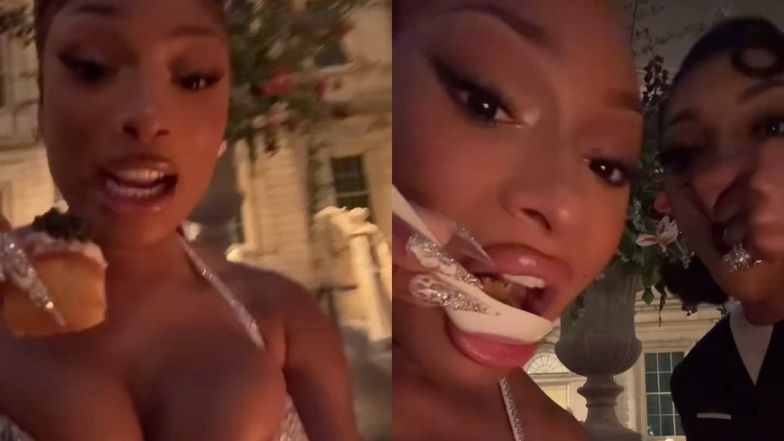 Megan Thee Stallion przemyciła telefon za kulisy Met Gali i pokazała, co serwowano do jedzenia. Raperka wyśmiała MALEŃKIE PORCJE