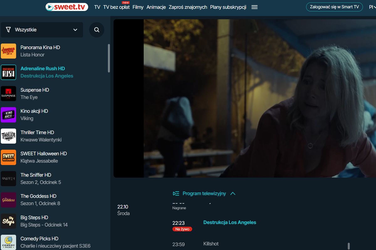 Siedem nowych stacji za darmo. Łącznie ta platforma oferuje ich 87