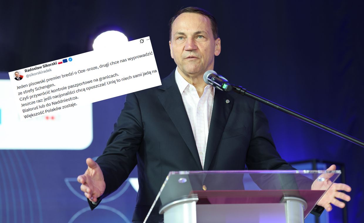 Sikorski się nie powstrzymywał. "Niech sami jadą"