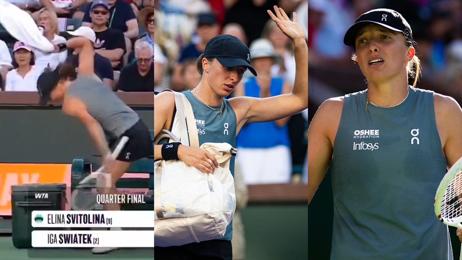 Iga Świątek wpadła w FURIĘ po przegranej w turnieju: "Ku*wa, no!" (WIDEO)