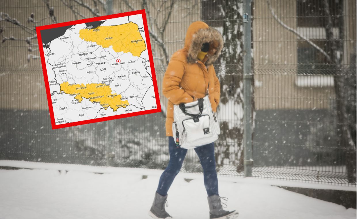 Mróz i oblodzenie. Wydano żółte alerty