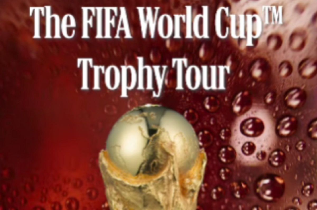 Coca-Cola pokaże trofeum piłkarskiego mundialu