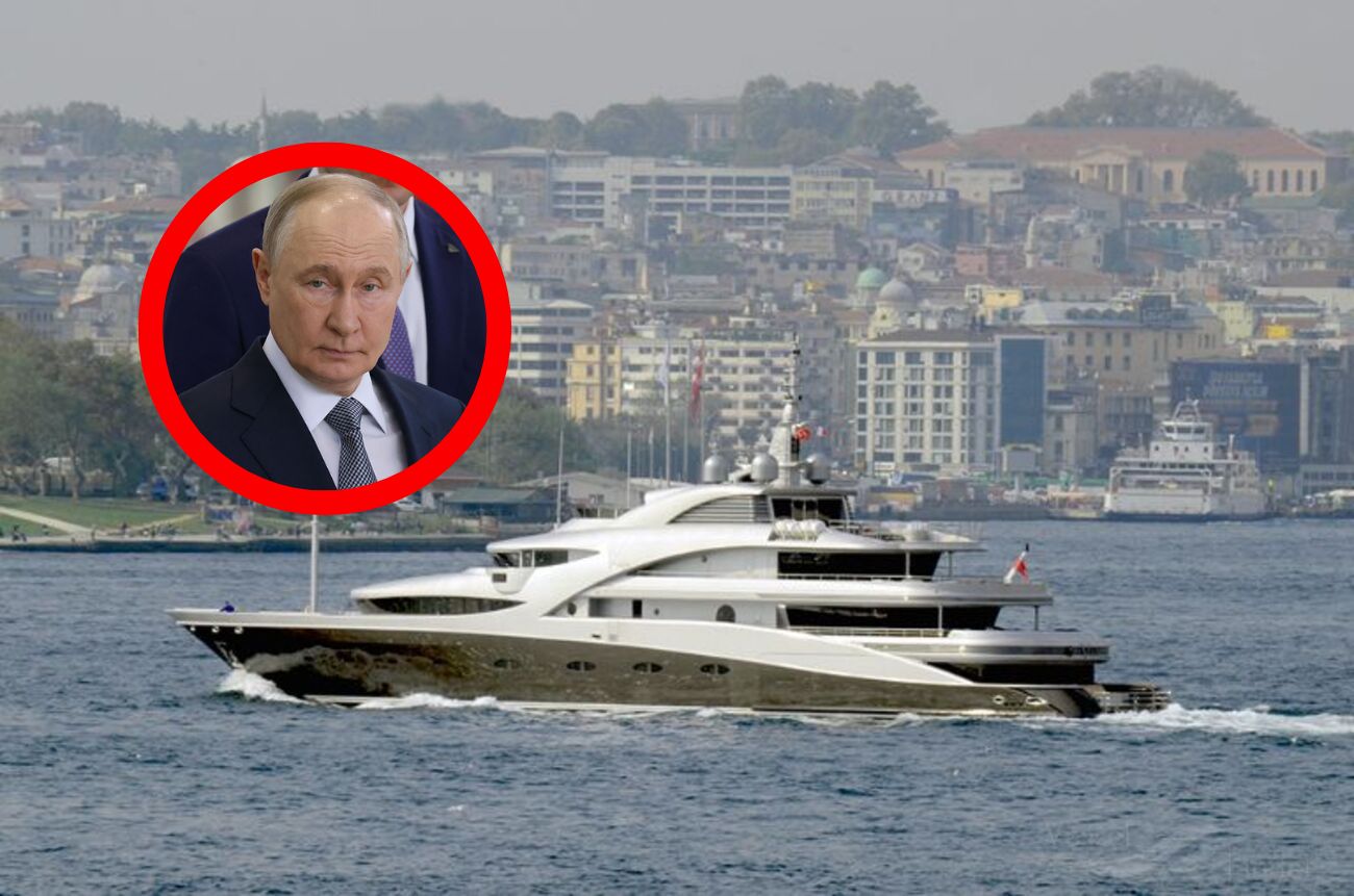 Zmienił lokalizację. Jacht za 30 mln dol. jest łączony z Putinem