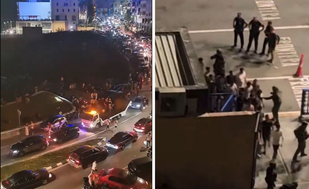 Oto co w nocy działo się w Ceucie. Są nagrania