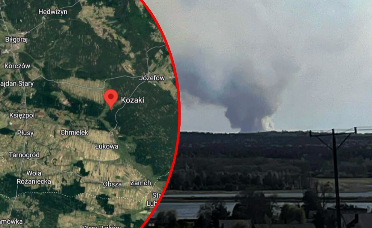 Gigantyczny pożar lasu. Samoloty w akcji, zamknięta droga