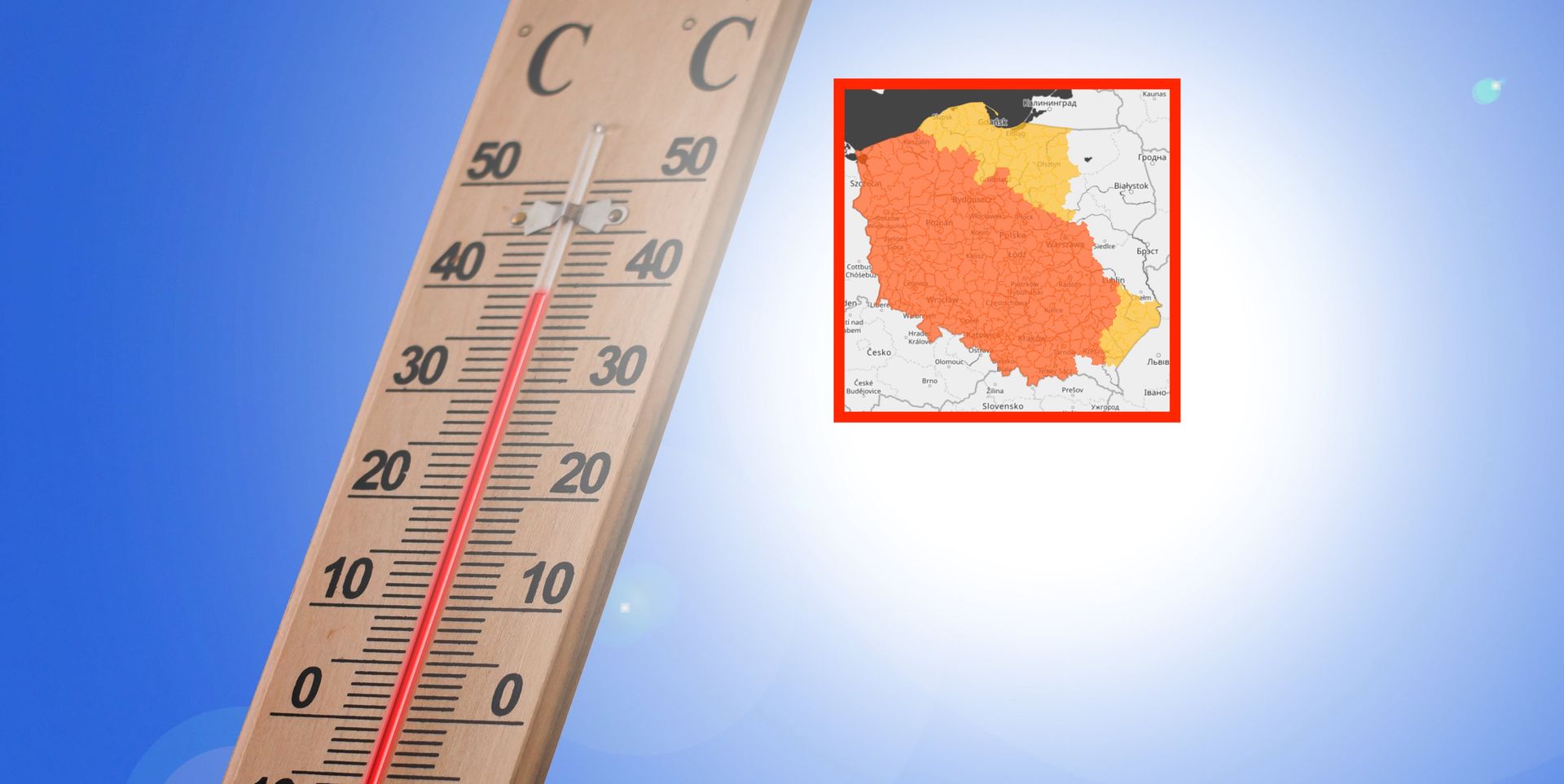 Polska w alertach. Nie tylko upały, ale też burze