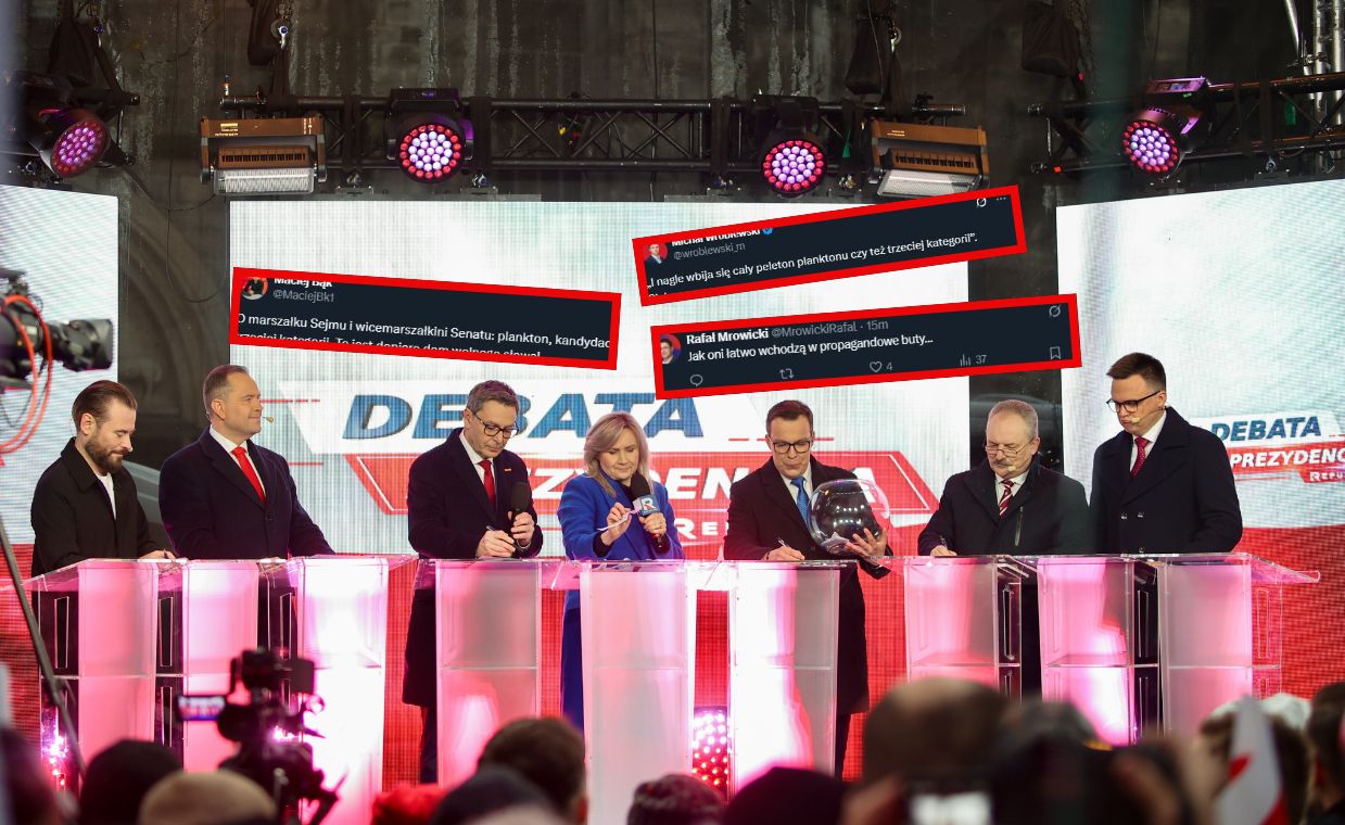 "Peleton planktonu". Burza w sieci po słowach w TVP
