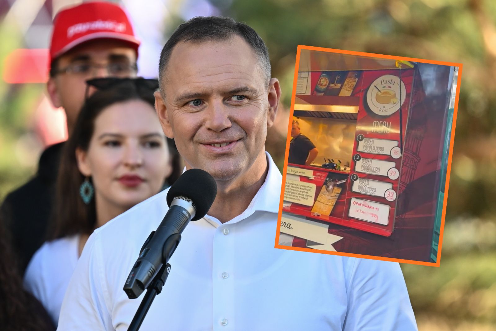 Ceny na imprezie Nawrockiego. Tyle trzeba zapłacić za jedzenie