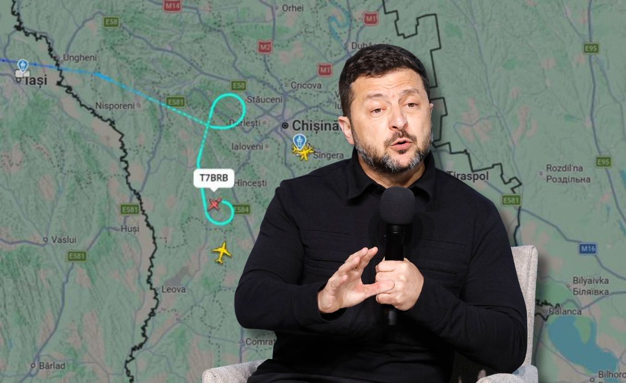 Samolot Zełenskiego "niemal trafiony". "Nie ma żadnych dowodów"