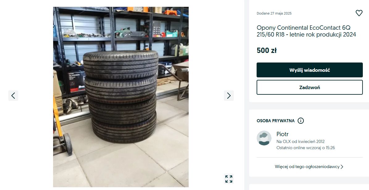 Nowe opony premium po 125 zł. W sklepach kosztują 500 zł - o co tu chodzi?