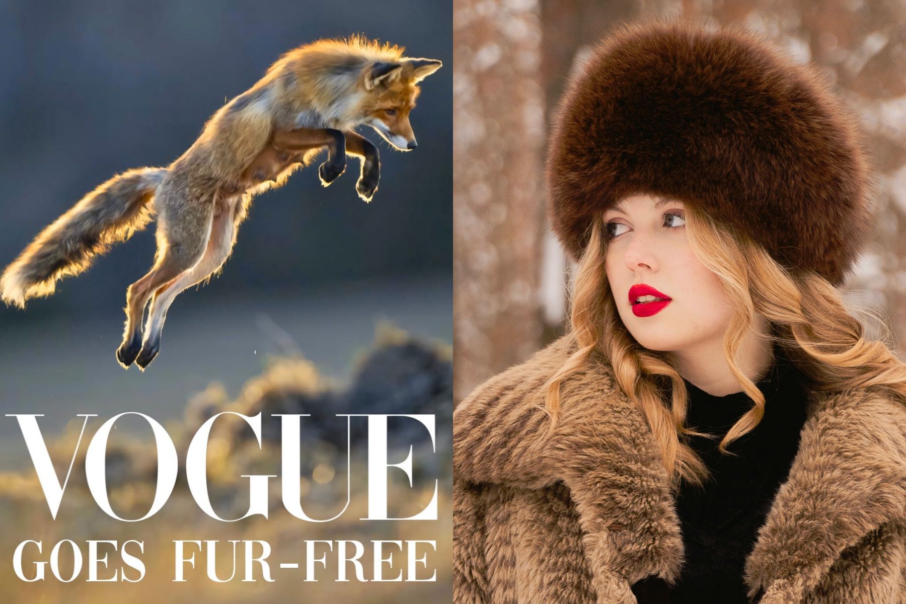 Koniec futer w "Vogue" i "GQ". Wydawca ogłosił zakaz