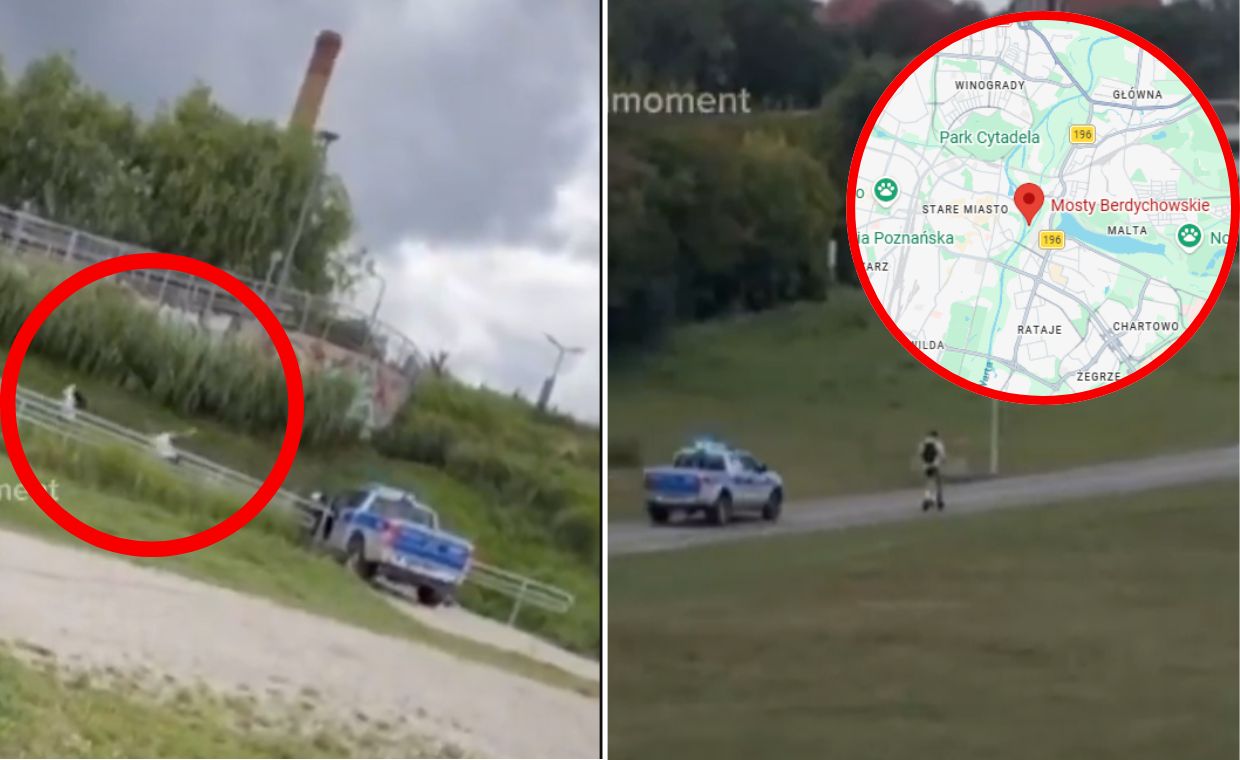 Uciekał policji na hulajnodze. Funkcjonariusz niemal go złapał