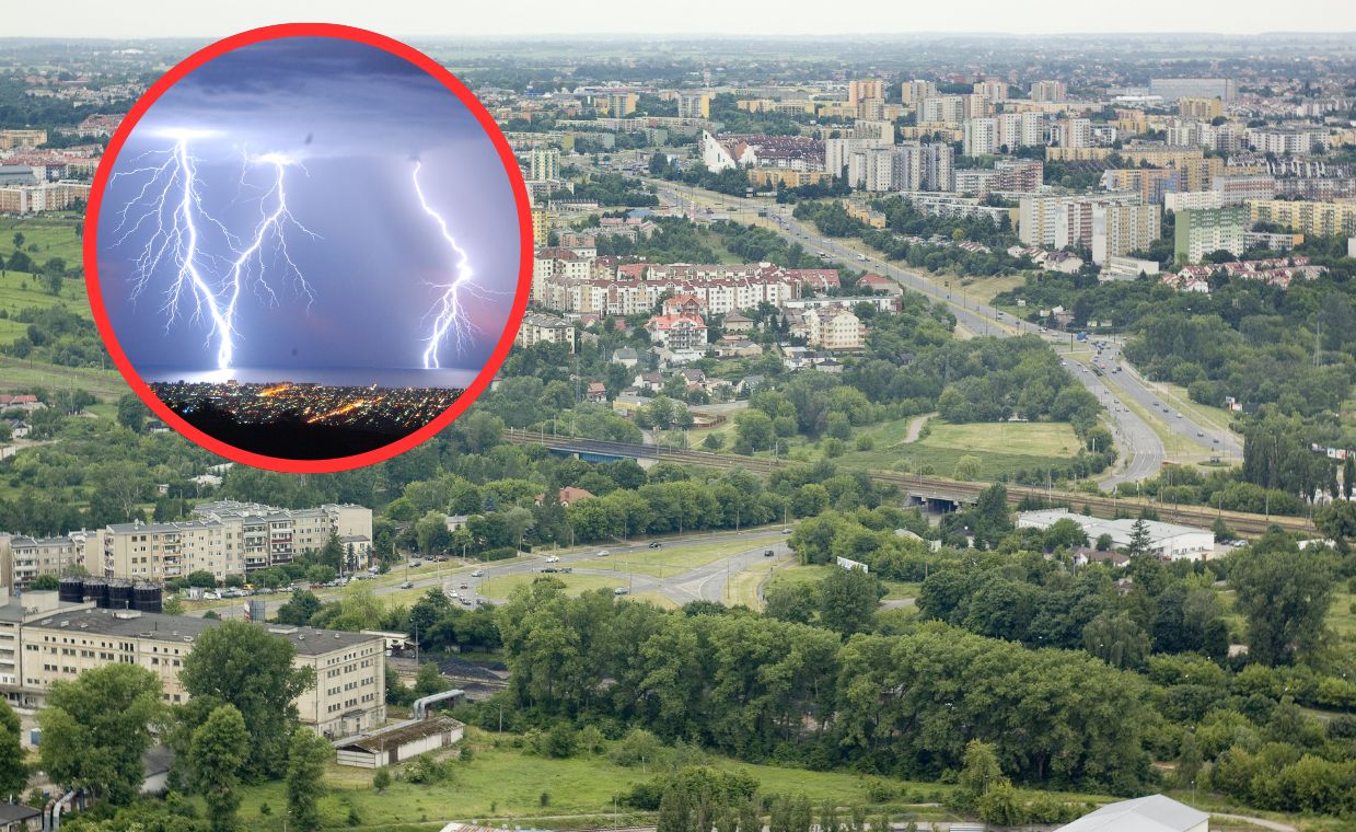 Gwałtowne burze nad województwem lubelskim. Ulewy mogą doprowadzić do powodzi błyskawicznych