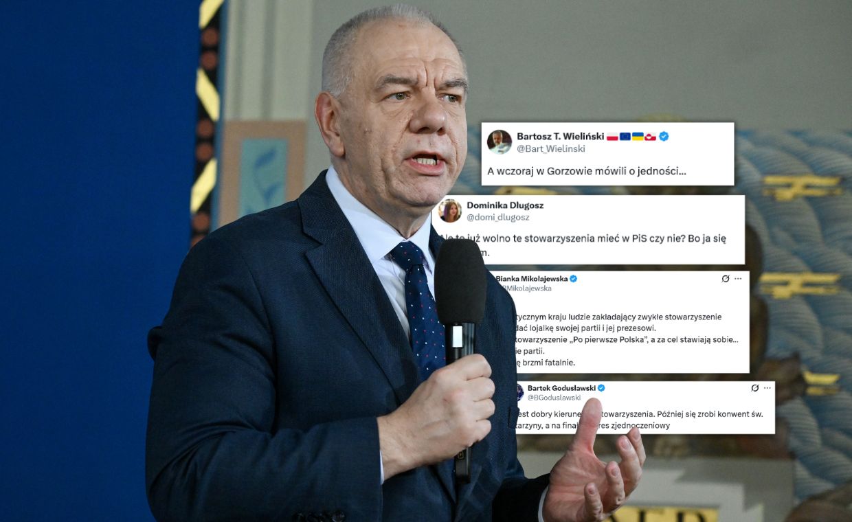 Sasin prezesem nowego stowarzyszenia. Tak je komentują