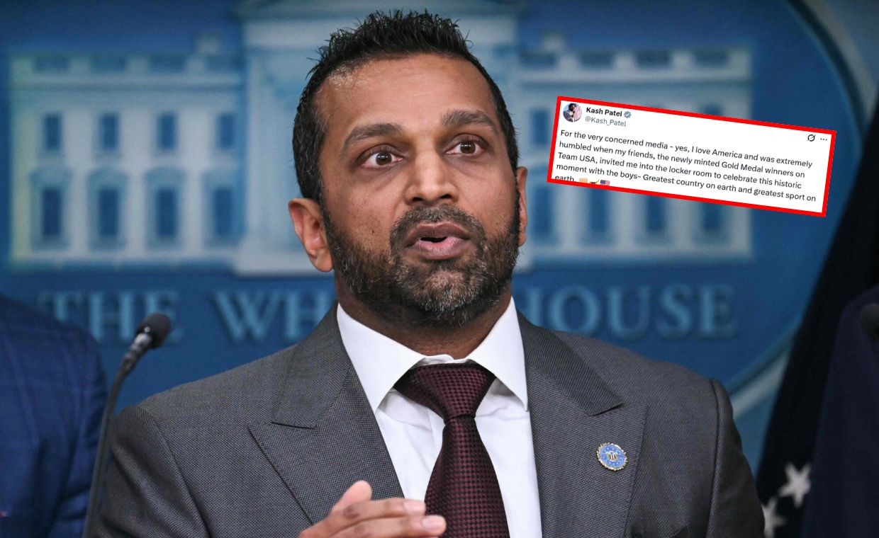 Szef FBI świętował z amerykańskimi hokeistami. Tak się tłumaczy