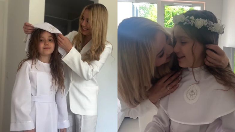 Marianna Schreiber pokazała, jaki prezent sprawiła córce na komunię