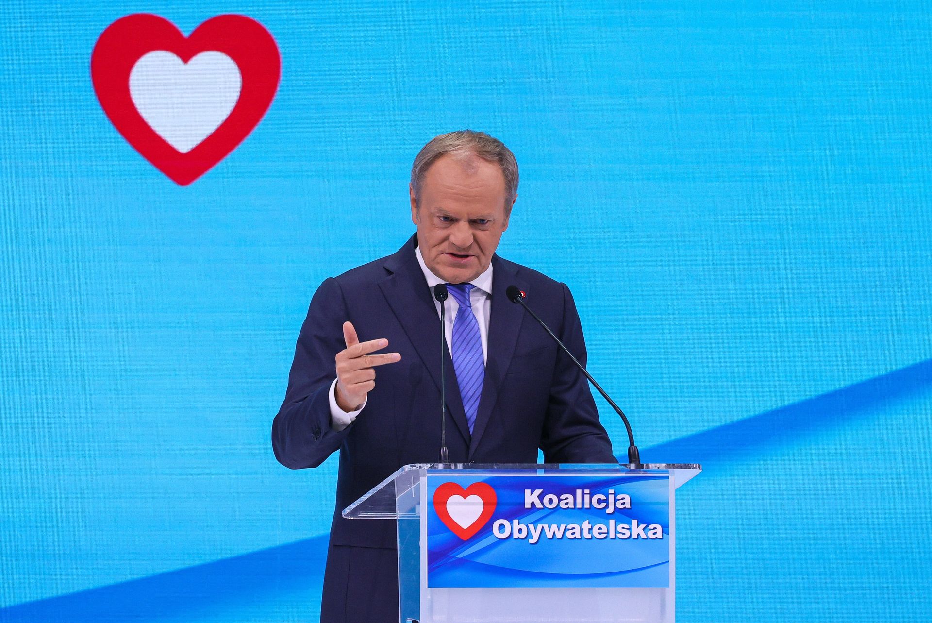 "Coś się staruszkowi pomyliło". Tusk wprost o "wrogu" Kaczyńskiego