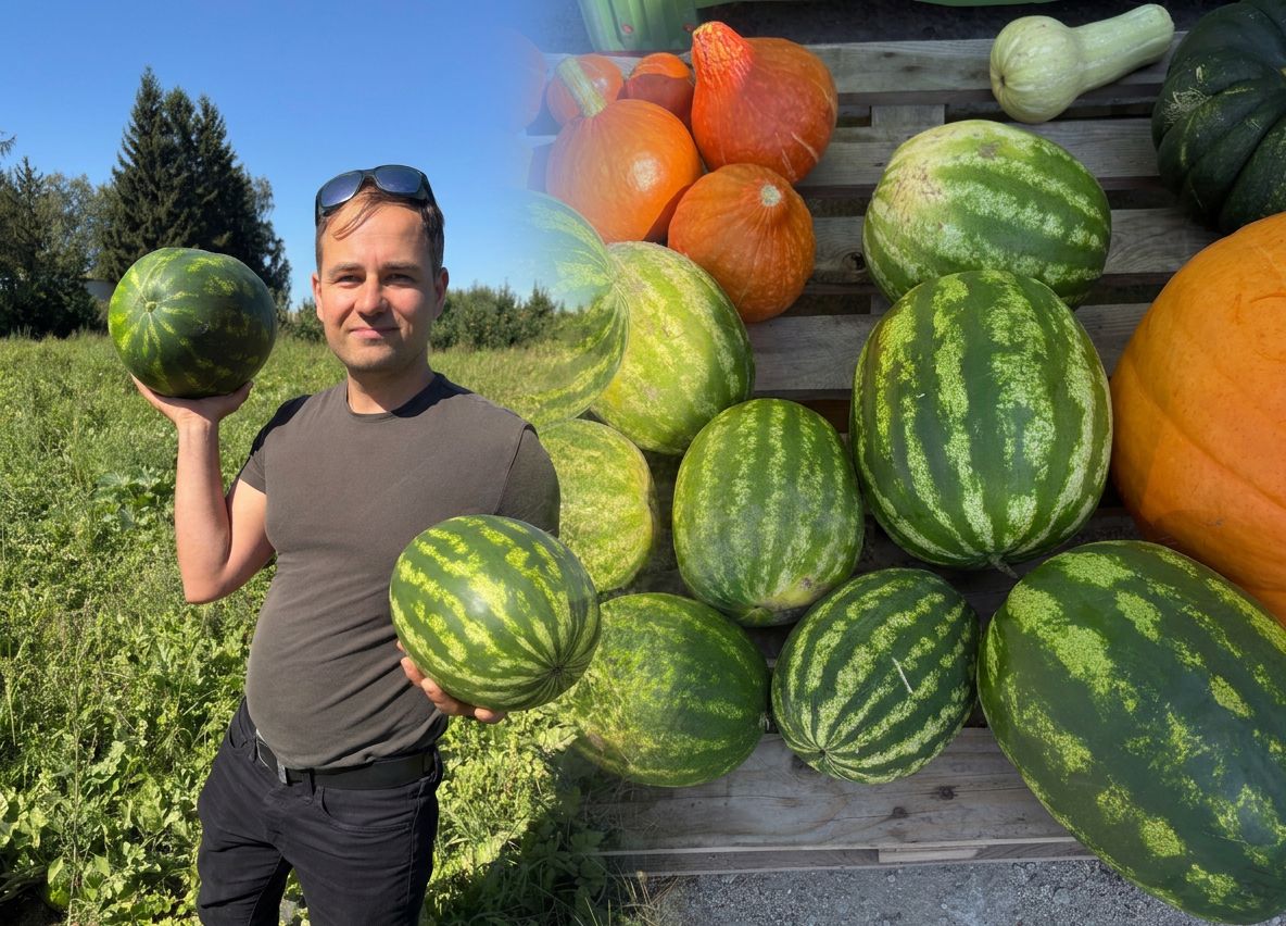 Warka na Mazowszu niczym Hiszpania. Rolnik sprzedaje arbuzy prosto z pola