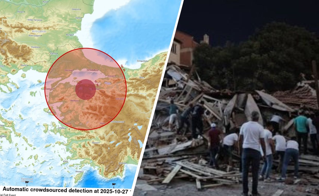 Silne trzęsienie ziemi w Turcji. Zniszczenia na zachodzie kraju