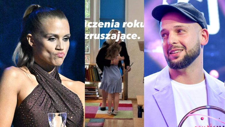 Kaczorowska i Pela SPOTKALI SIĘ w szkole starszej córki. "Uczestniczę w ich życiu, więc byłem na zakończeniu"