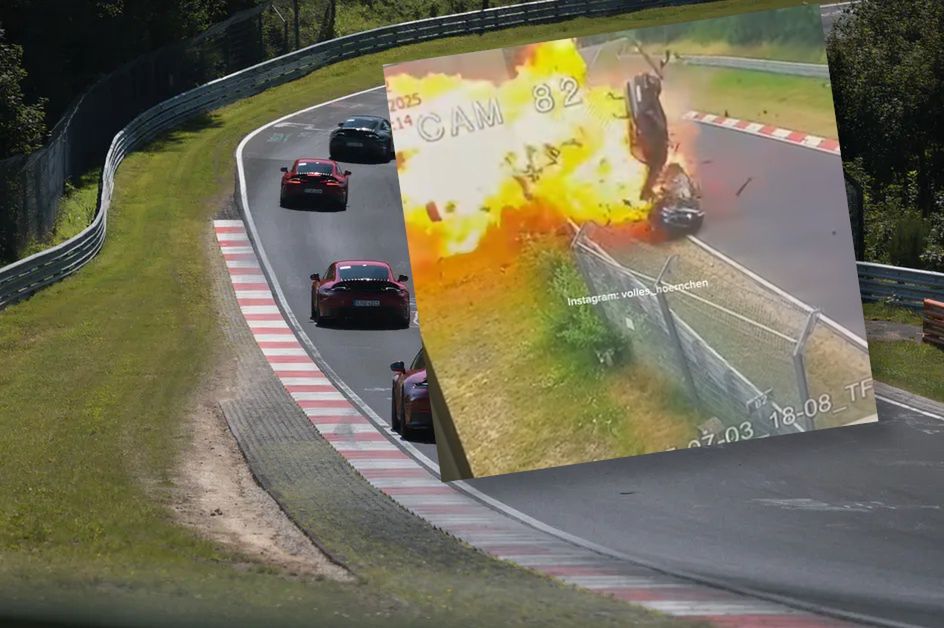 Koszmarny wypadek na niemieckim torze. W jednym z aut był Polak