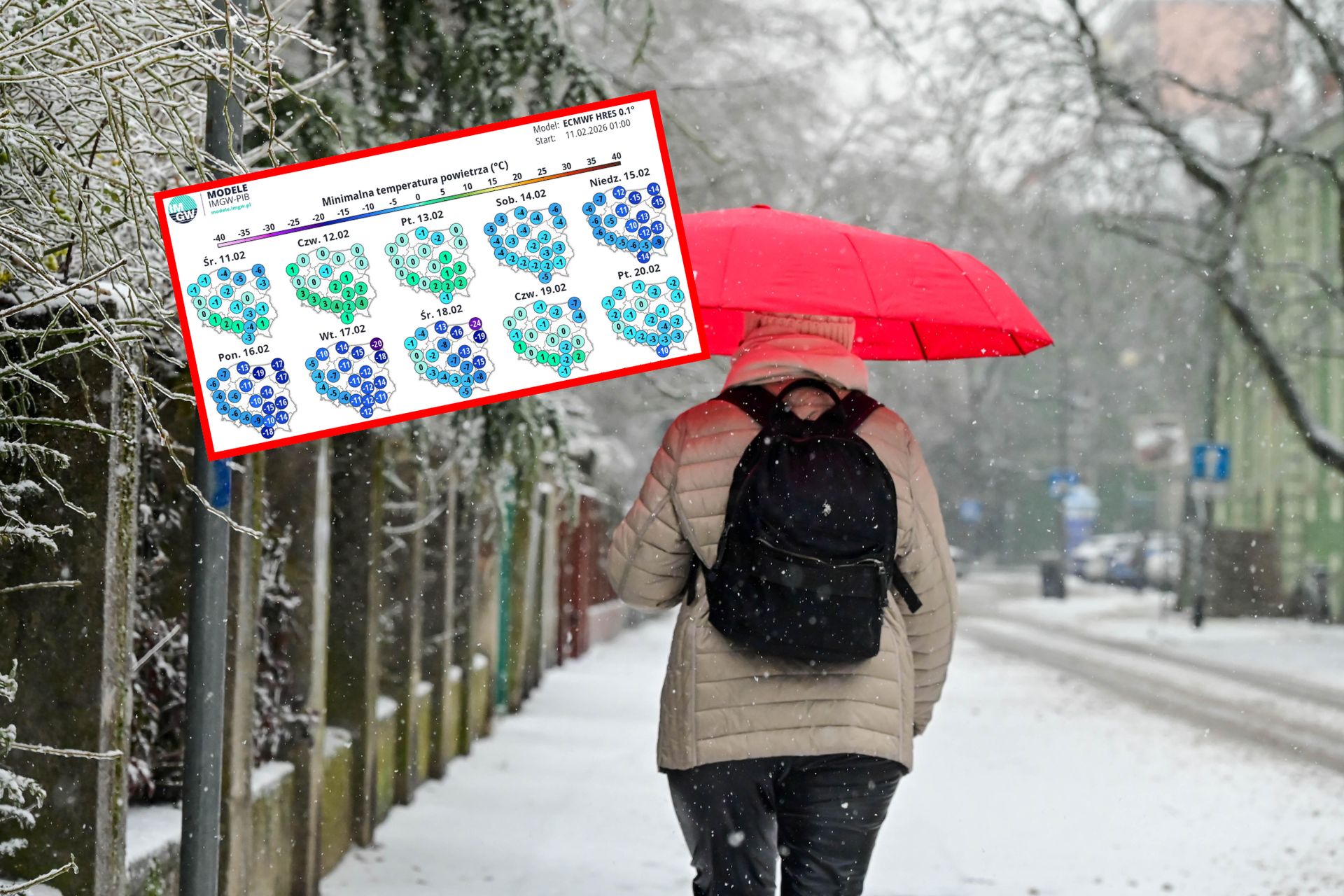 Nawet -24 stopnie Celsjusza. Wiadomo, kiedy mróz uderzy najmocniej