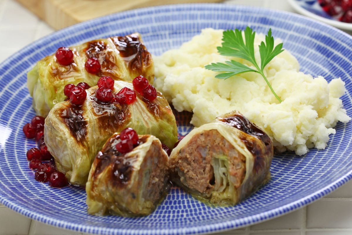 Kuzynka przywiozła ten przepis z wycieczki do Szwecji. Farsz jeszcze lepszy niż w polskich gołąbkach