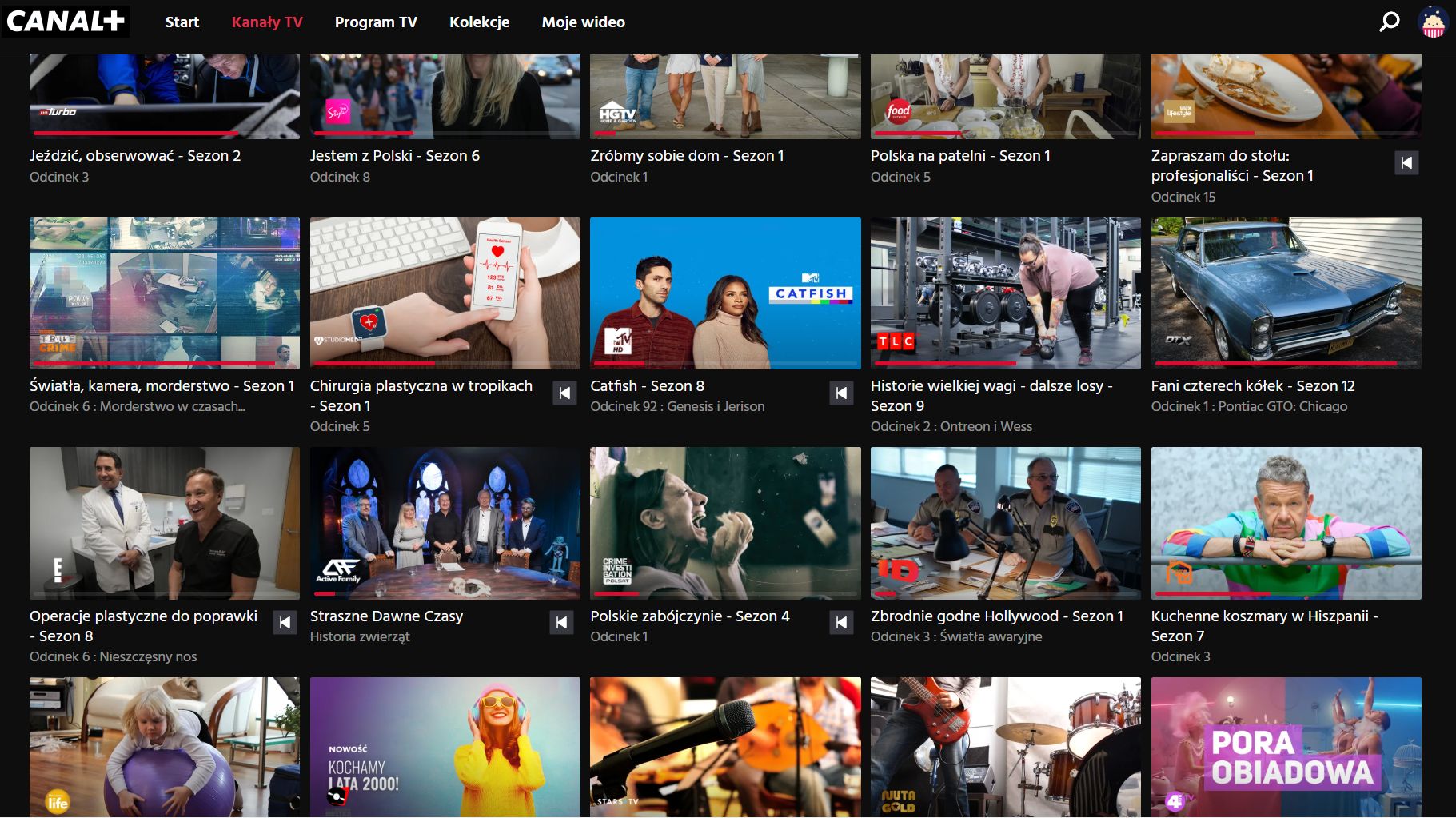 9 nowych kanałów w serwisie streamingowym Canal+