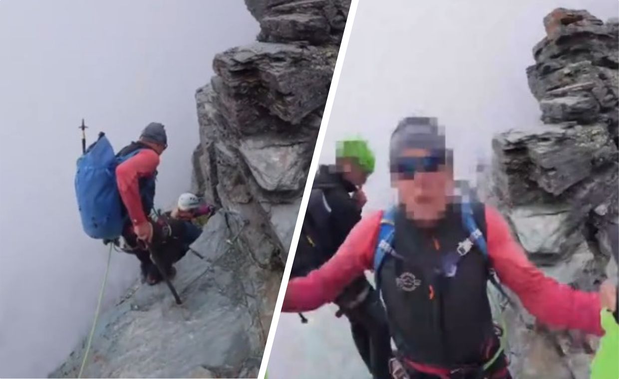 "Zamknij się!". Szarpanina w Alpach. Polacy starli się z przewodnikiem
