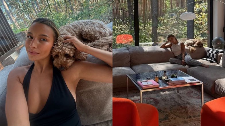 Julia Wieniawa chwali się przytulnym domkiem w lesie. "Piękna osoba w pięknym miejscu"