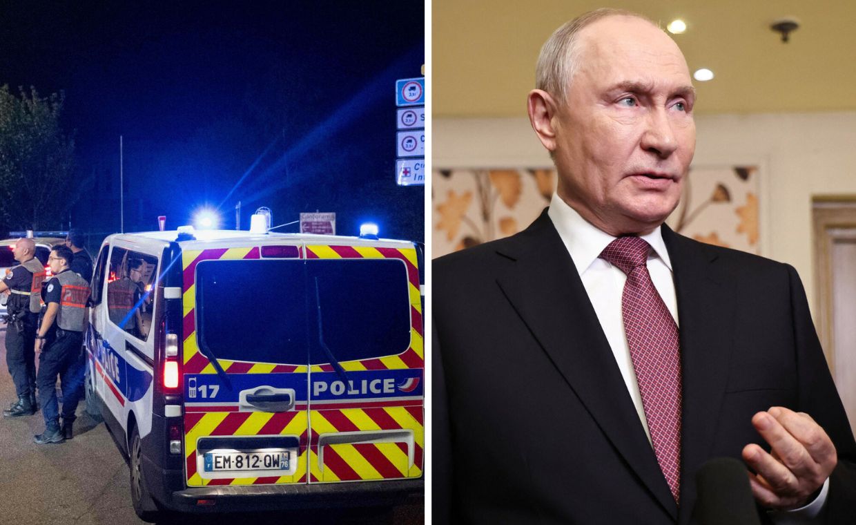 Działo się w nocy. Wypadek kolejowy we Francji, Putin grozi Europie