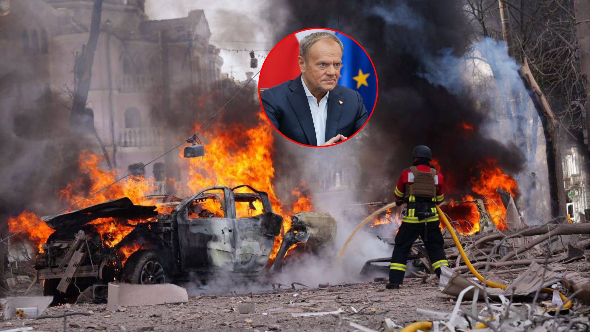 Tusk o rzezi w Sumach. "Krwawa Niedziela Palmowa"