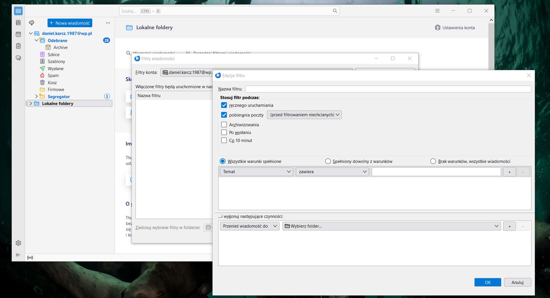 Thunderbird: jak sortować wiadomości przez filtry?