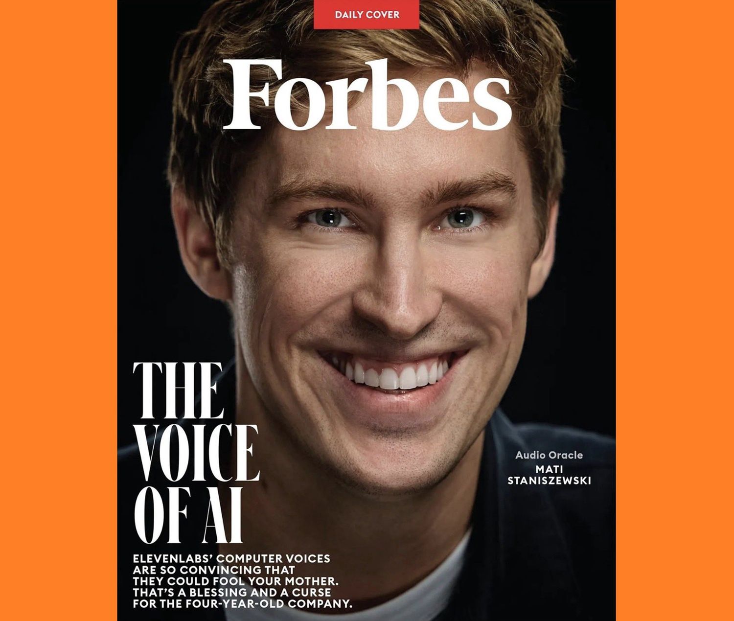 Współzałożyciel polskiego ElevenLabs na okładce amerykańskiego "Forbesa"