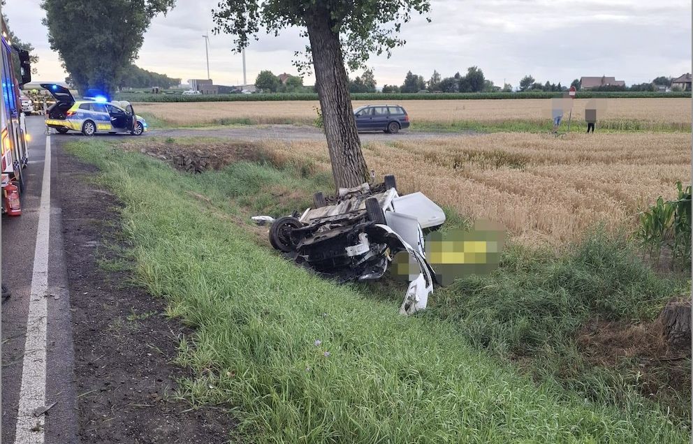 Śmiertelny wypadek na DW 416. Nie żyje 28-latek