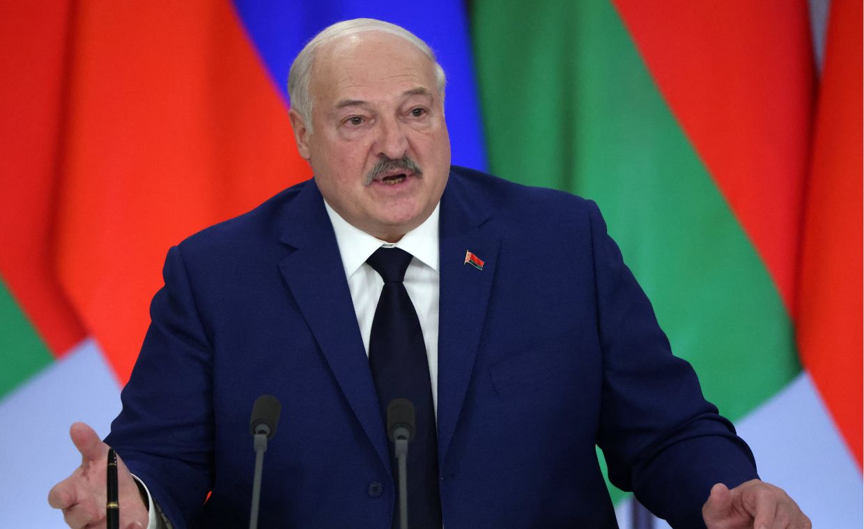 Absurdalne słowa Łukaszenki. Mówił o "międzynarodowej partii wojny"