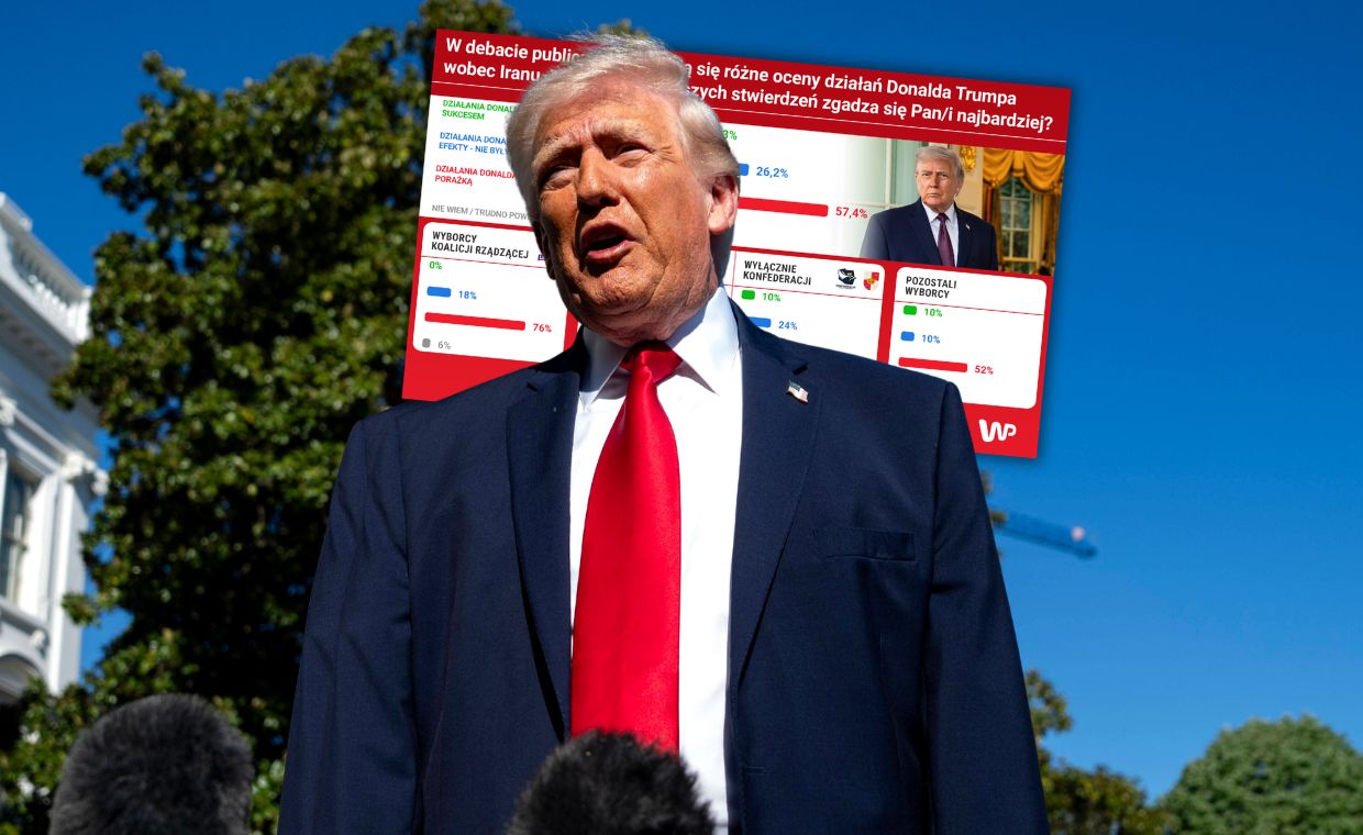 Polacy o działaniach Trumpa wobec Iranu. Tak go oceniają