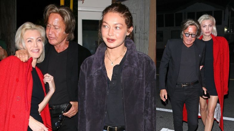 Mohamed Hadid maszeruje na kolację z młodszą o 35 lat ukochaną i córką Gigi. Fajna rodzinka? (ZDJĘCIA)