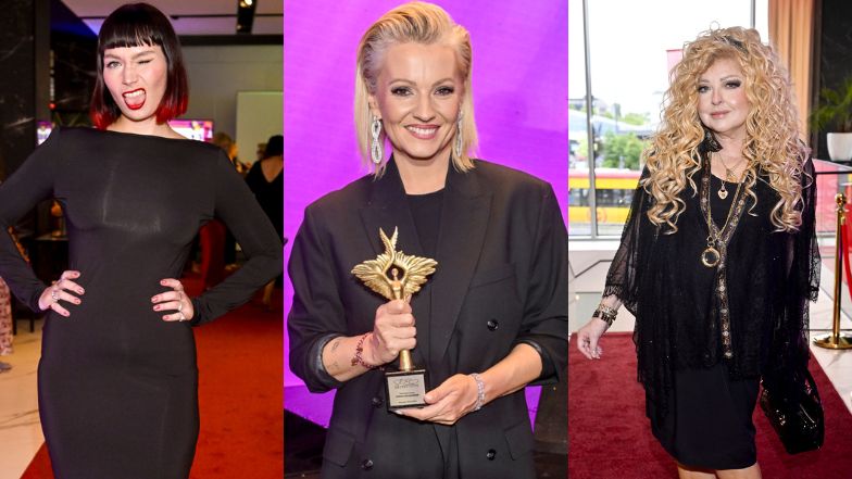 Gwiazdy na rozdaniu nagród tygodnika: Mery Spolsky w czerwonych skarpetach, drapieżna Dorota Szelągowska i inni
