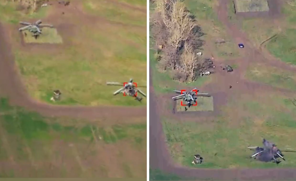 Trafione dwa rosyjskie śmigłowce. Siły ukraińskie o szczegółach akcji